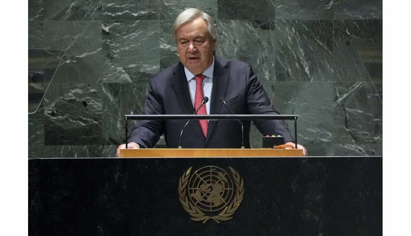 Le chef de l'ONU Antonio Guterres Le chef de l'ONU Antonio Guterres
