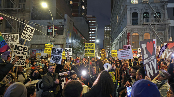 New York se mobilise contre Trump et sa police de l'immigration New York se mobilise contre Trump et sa police de l'immigration