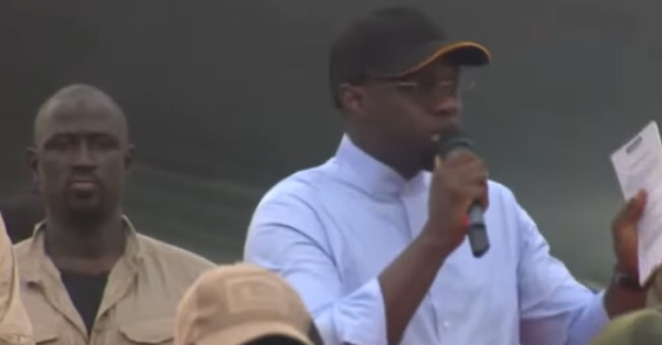 Ousmane Sonko au "tera-Meeting" du 8 novembre 2025, Dakar. (photo DR) Ousmane Sonko au "tera-Meeting" du 8 novembre 2025, Dakar. (photo DR)