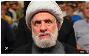 Le chef du Hezbollah du Liban Naïm Kassem