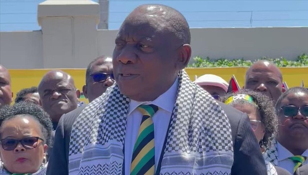 Le président sud-africain Cyril Ramaphosa Le président sud-africain Cyril Ramaphosa