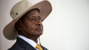 Le président ougandais Yoweri Museveni Le président ougandais Yoweri Museveni