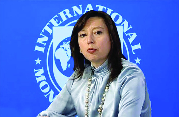 Julie Kozak, directrice de la communication du Fonds monétaire international (FMI)