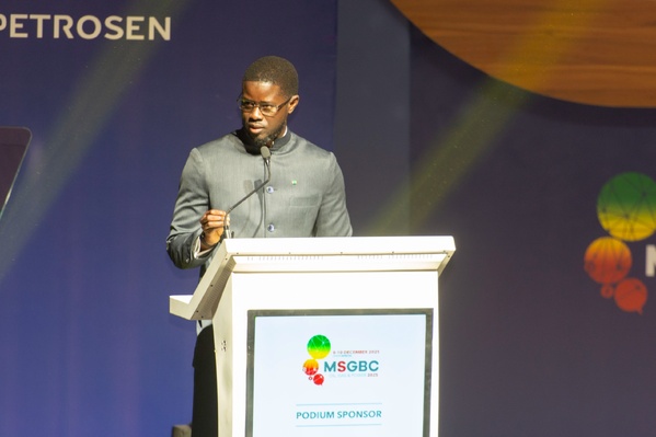 Le président Bassirou Diomaye Faye au MSGBC de décembre 2025 au Cicad de Dakar Le président Bassirou Diomaye Faye au MSGBC de décembre 2025 au Cicad de Dakar