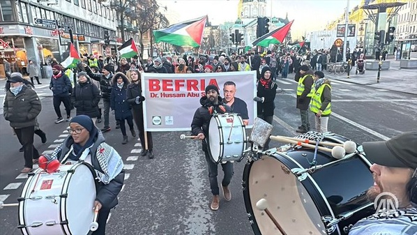 Stockholm: des manifestants dénoncent la poursuite des attaques d’Israël contre Gaza malgré le cessez-le-feu