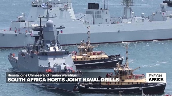 Des navires chinois, iraniens et russes sont en Afrique du Sud pour des exercices militaires Des navires chinois, iraniens et russes sont en Afrique du Sud pour des exercices militaires