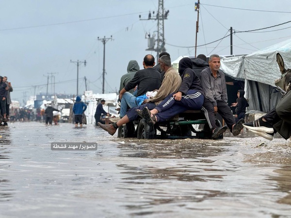 Gaza dans le froid et la pluie Gaza dans le froid et la pluie
