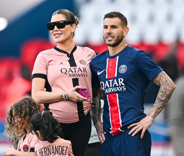 Lucas Hernandez et sa femme Victoria Triay Lucas Hernandez et sa femme Victoria Triay