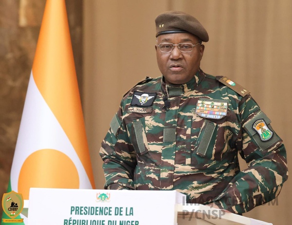 Le général Tiani, chef de l'Etat nigérien
