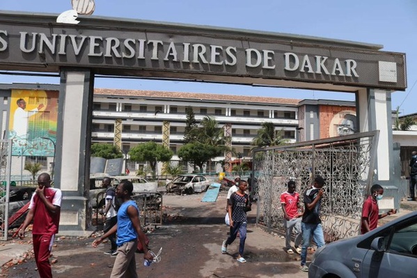 L'entrée du Centre des oeuvres universitaires de Dakar (Coud) L'entrée du Centre des oeuvres universitaires de Dakar (Coud)