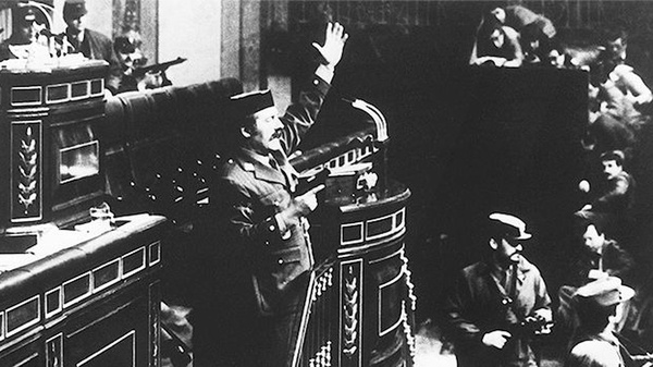 Tentative de coup d'Etat en 1981 au parlement espagnol