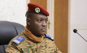 Le capitaine Ibrahim Traoré, président du Burkina Faso Le capitaine Ibrahim Traoré, président du Burkina Faso
