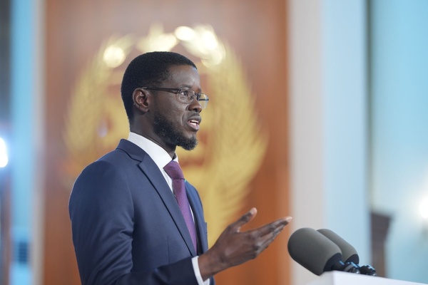Le président Diomaye Faye (discours du 3 avril 2026, Photo Vie-publique.sn) Le président Diomaye Faye (discours du 3 avril 2026, Photo Vie-publique.sn)