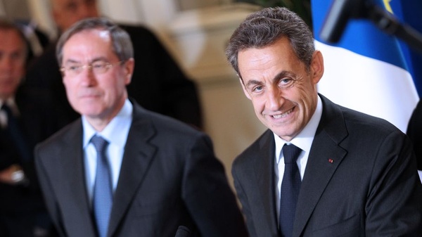 Nicolas Sarkozy (d.) et Claude Guéant Nicolas Sarkozy (d.) et Claude Guéant