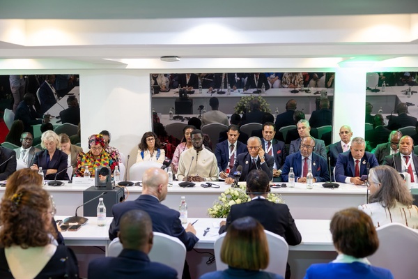 Le président sénégalais Bassirou Diomaye Faye au sommet Foreward Africa à Nairobi en mai 2026 (photo Présidence sénégalaise)