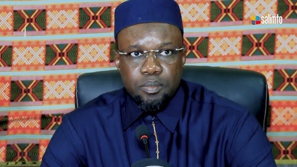 Le premier ministre sénégalais Ousmane Sonko (photo d'archives)