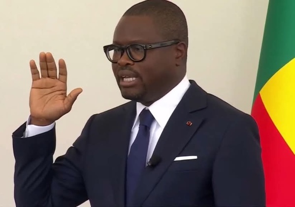 Romuald Wadagni, président élu du Bénin, lors de sa prestation de serment du 24 mai 2026 à Cotonou Romuald Wadagni, président élu du Bénin, lors de sa prestation de serment du 24 mai 2026 à Cotonou