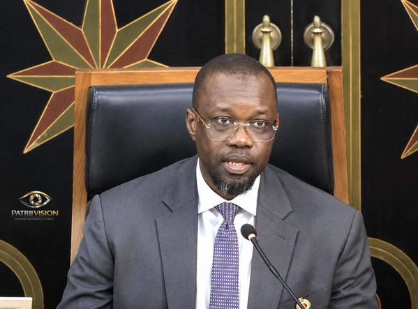 Ousmane Sonko, après son installation comme président de l'assemblée nationale le 26 mai 2026 (photo DR)