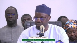 Ousmane Sonko : « Nous ne censurerons pas le gouvernement » Ousmane Sonko : « Nous ne censurerons pas le gouvernement »