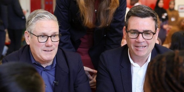 Keir Starmer (g.) et Andy Burnham