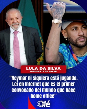 Brésil : Pour Lula, Neymar « fait du télétravail » Brésil : Pour Lula, Neymar « fait du télétravail »