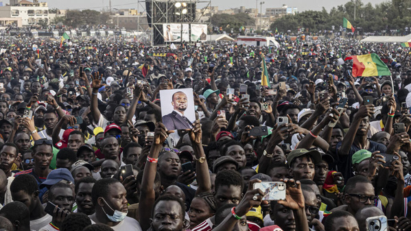 Un meeting du parti Pastef-Les patriotes (photo DR)
