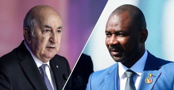 Les présidents malien Assimi Goïta (d.) et algérien Abdelmajid Tebboune Les présidents malien Assimi Goïta (d.) et algérien Abdelmajid Tebboune