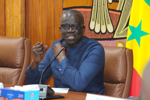 Professeur Alioune Badara Kandji, recteur de l'Université Cheikh Anta Diop de Dakar