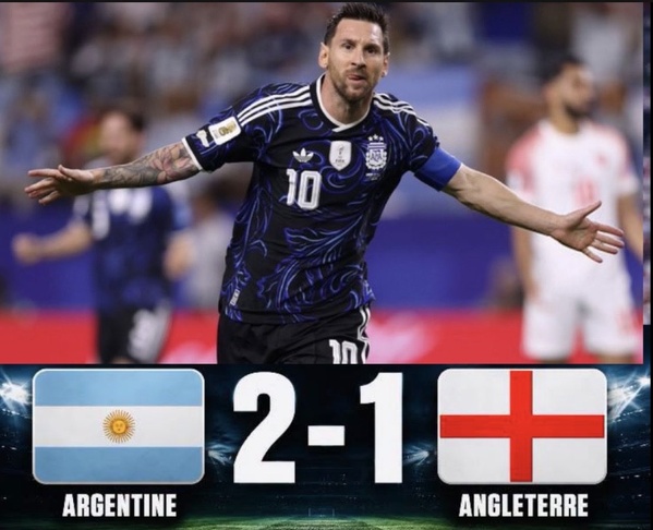 Lionel Messi a encore été énorme pour l'Argentine face à l'Angleterre Lionel Messi a encore été énorme pour l'Argentine face à l'Angleterre