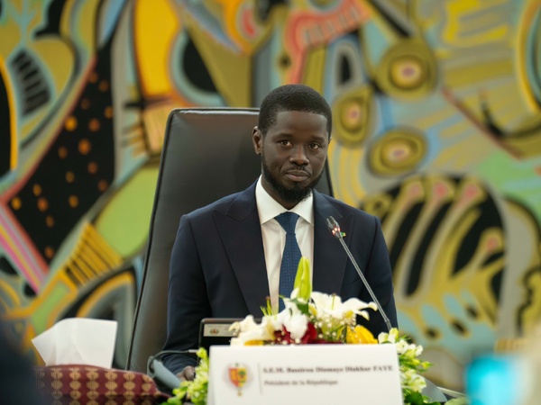 Le président Bassirou Diomaye Faye Le président Bassirou Diomaye Faye