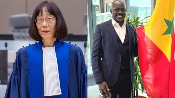 Avec Tomoko Akane (g.) et Abdoulaye Sèye, ce sont 13 fonctionnaires de la CPI qui sont sous sanctions américaines (Photo : DR)