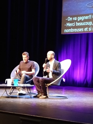 Matthieu Pigasse (g.) et Manuel Bpmpard Matthieu Pigasse (g.) et Manuel Bpmpard