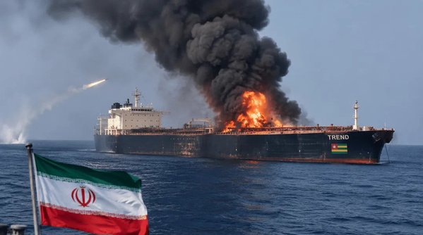 La marine du CGRI frappe un pétrolier battant pavillon togolais après une tentative de passage illégal par le détroit d’Ormuz. (Illustration)