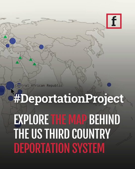 « DEPORTATION PROJECT » --- Les États-Unis auraient expulsé plus de 25 000 étrangers vers 35 pays depuis janvier 2025 (Enquête Forbidden Stories)