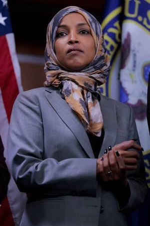 La Représentante démocrate Ilhan Omar La Représentante démocrate Ilhan Omar