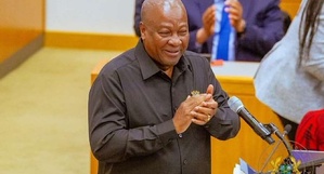 Le président ghanéen John Dramani Mahama Le président ghanéen John Dramani Mahama