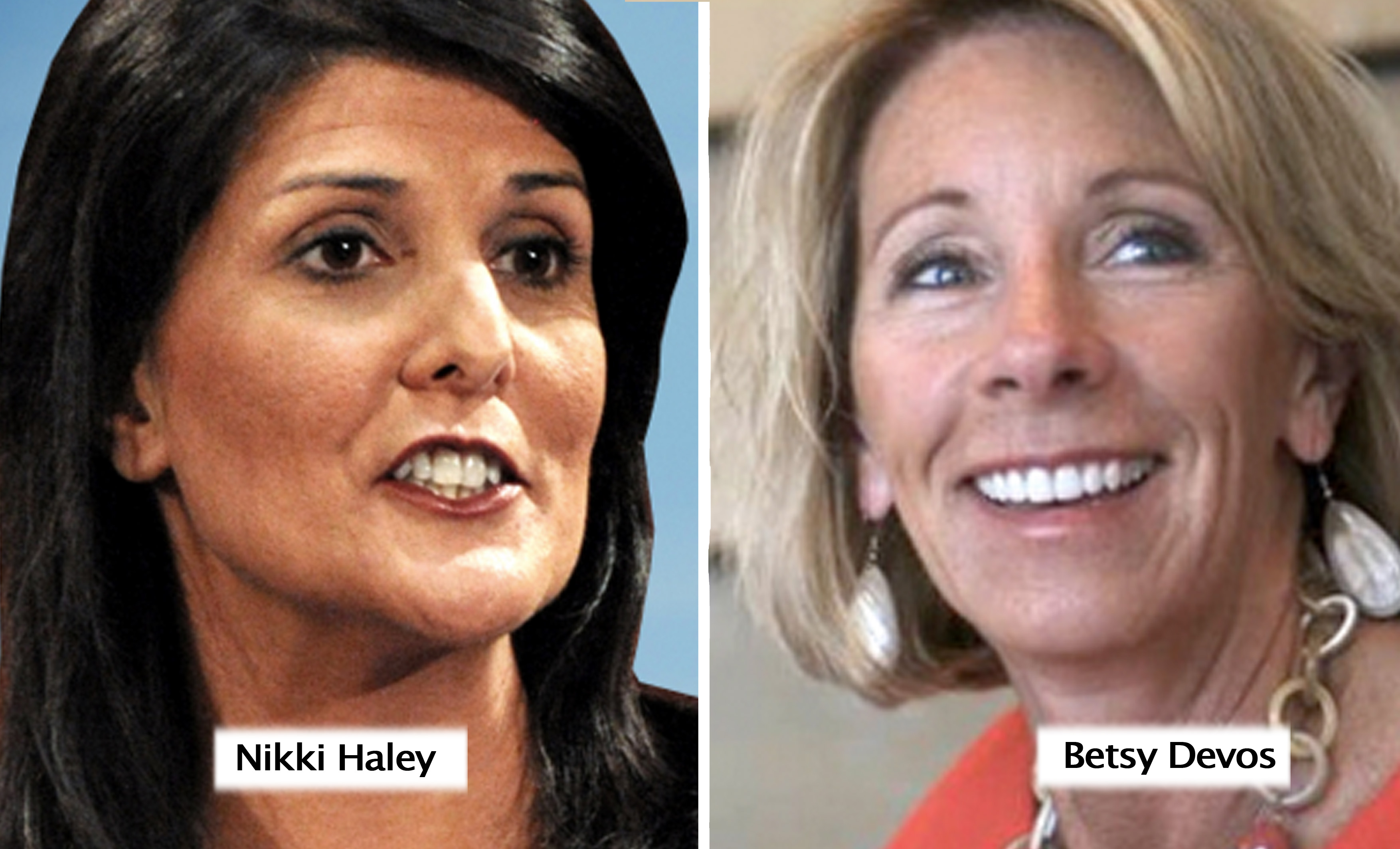 ADMINISTRATION TRUMP: Une milliardaire à l’Education, une Sikh à l’ONU, un neurochirurgien au Logement