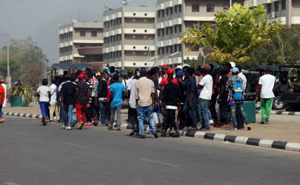Des manifestants nigérians exigent l'expulsion des Sud-Africains