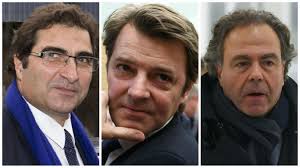 De gauche à droite Christian Jacob, François Baroin et Luc Chatel