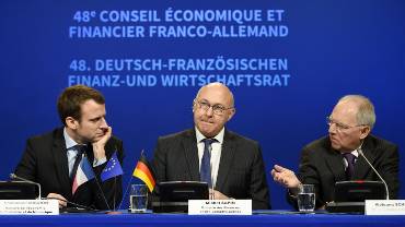 Schäuble et Macron pour un Parlement européen de la zone euro