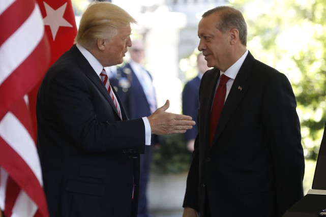 Donald Trump accueille Recep Tayyip Erdogan à la Maison Blanche