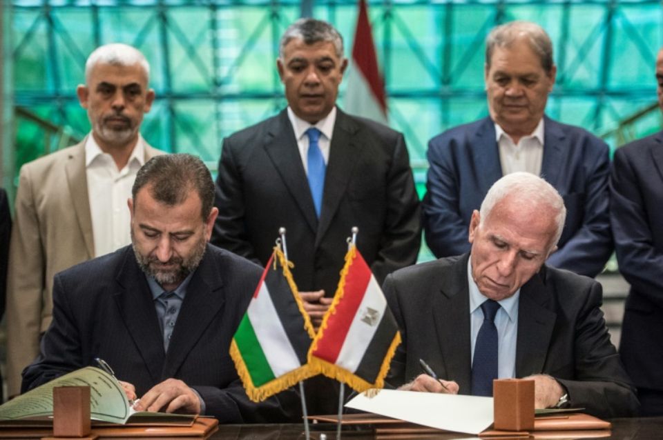 Le Fatah et le Hamas palestiniens signent un accord de réconciliation au Caire