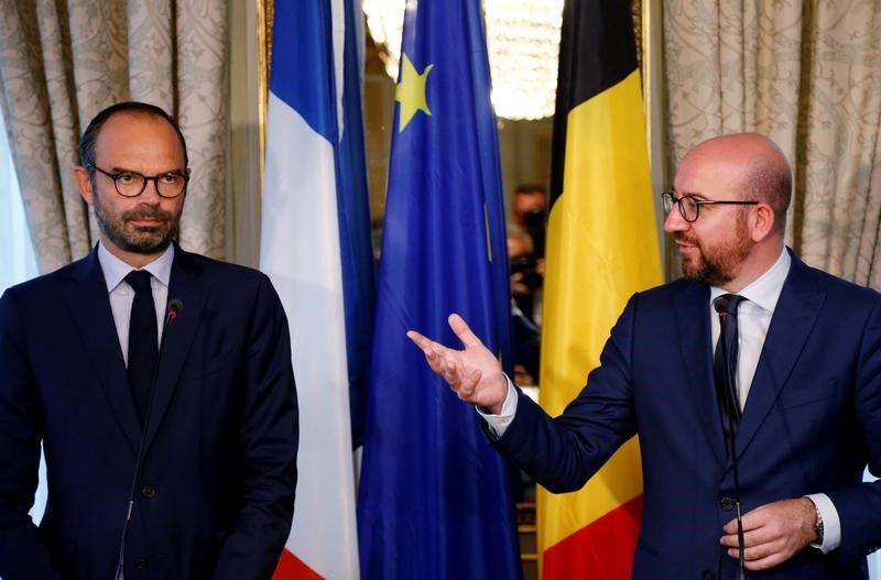 Edouard Philippe (à gauche) et Charles Michel