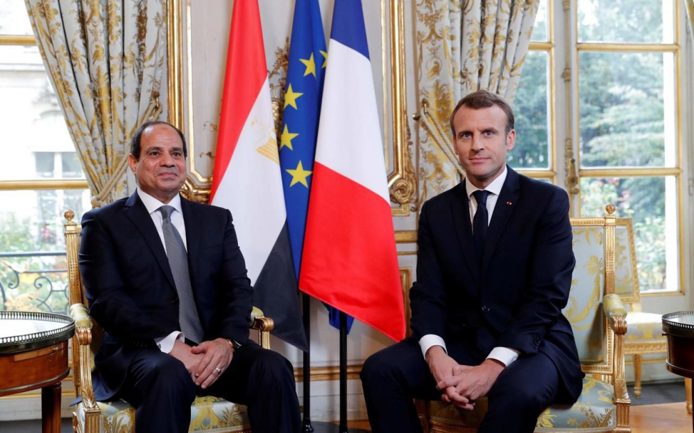 Droits de l'Homme: Macron ne veut "pas donner de leçons" à Sissi
