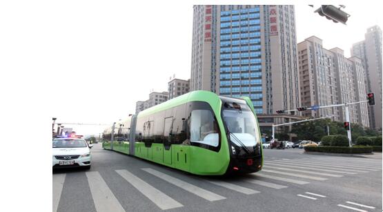 Chine: mise en service expérimentale de la première ligne de «bus intelligent» du monde