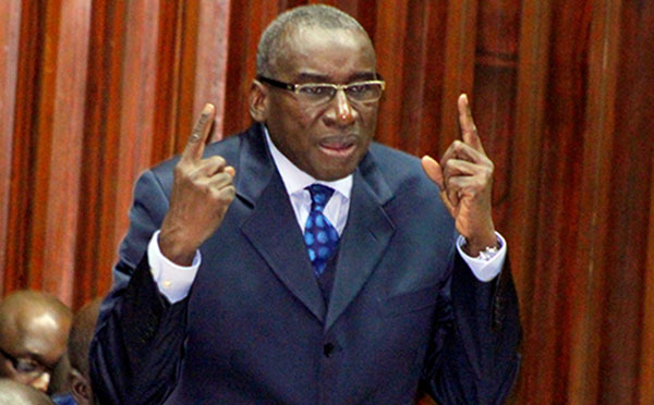 Sidiki Kaba, chef de la diplomatie sénégalaise