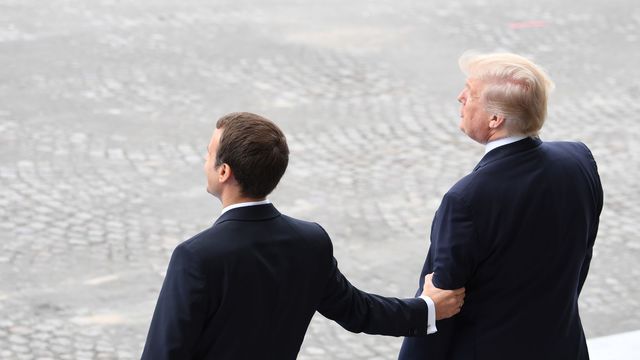 Macron sera reçu fin avril par Trump à Washington