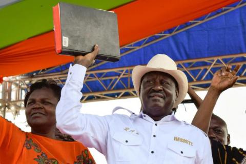 Kenya: l'investiture de l'opposant Odinga, une "tentative de renverser" le gouvernement (ministre)