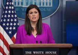 Sarah Sanders, porte-parole de la Maison Blanche