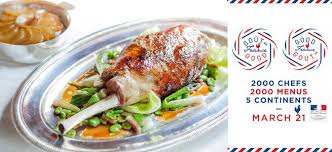 Le 21 mars 2018, Goût de/Good France rassemblera 3000 chefs, 3000 menus, sur 5 continents